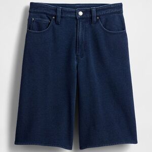 GAP Women's French Terry Denim LongLine Shorts